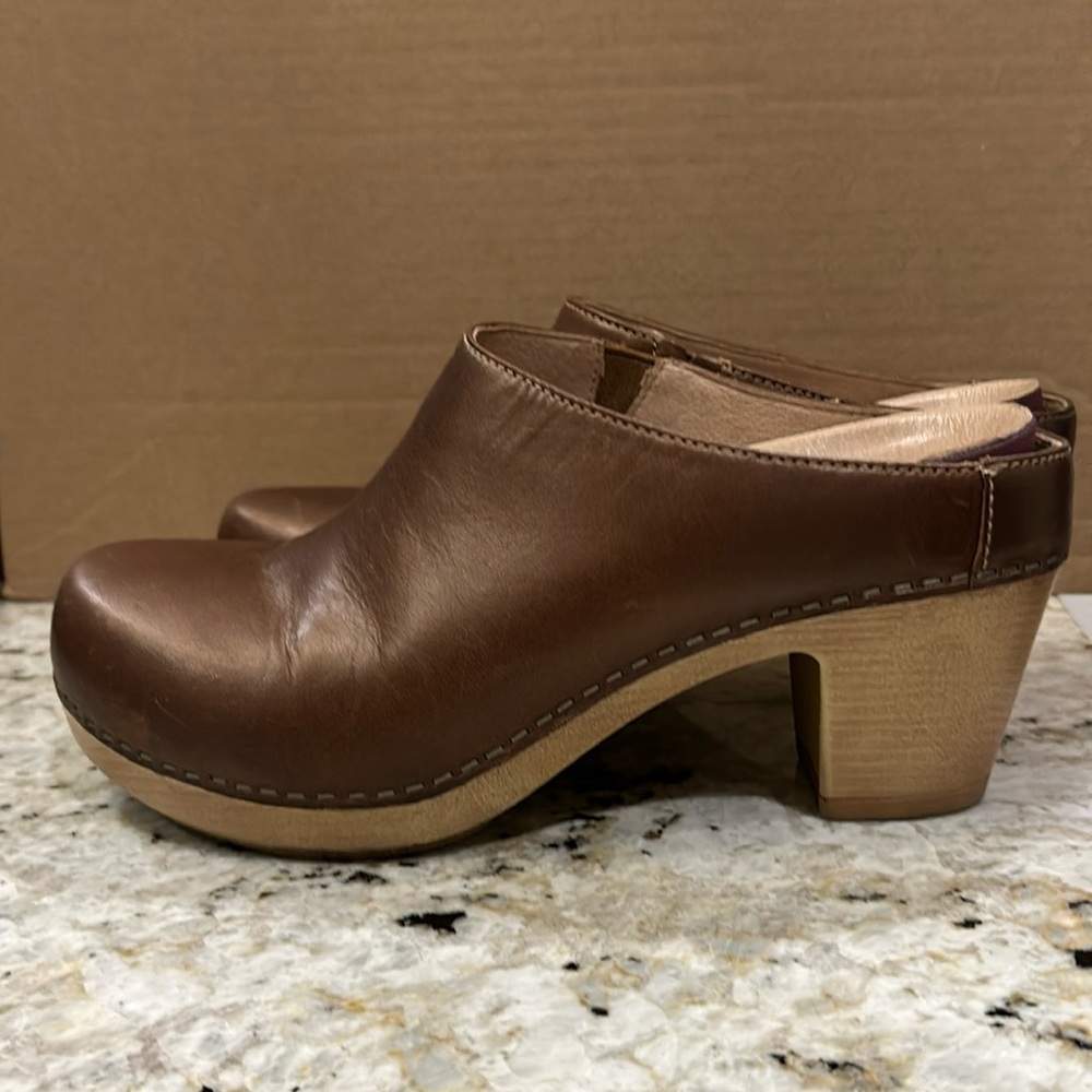 Dansko Abbie Mules - Metallic Bronze Size 37